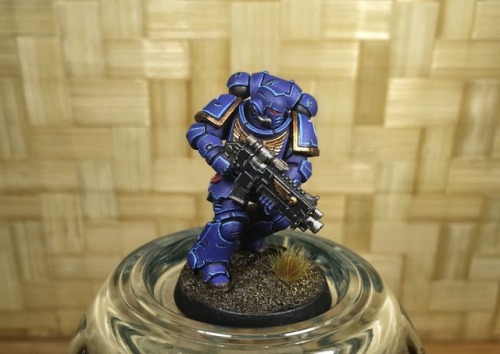 Primaris intercessor. With freehand and scratches 
