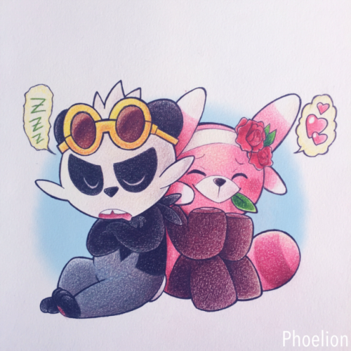 Sleepy pandas ❤