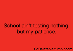 School isn’t testing anything except