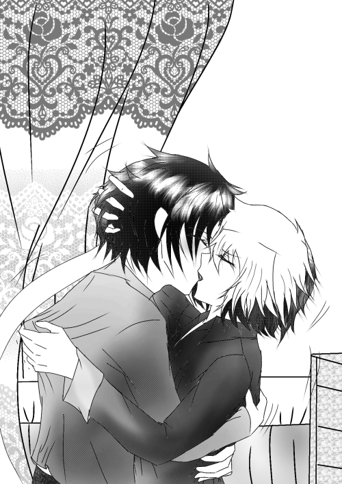 WHEW This Probably The First Time I Drew Kai And Rei Kissing Damn And It Took A LOT Of Effort And Time