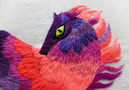 julietteoberndorfer: Embroidery “ Colorful Horse”
