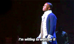 fan-tastig:  Musical theatre songs appreciation:Wait For It (Hamilton) performed by Leslie Odom Jr. (video) Life doesn’t discriminateBetween the sinners and the saintsIt takes and it takes and it takesAnd we keep living anywayWe rise and we fall and