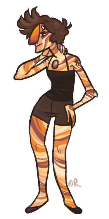 roachpatrol:
“ pinkprogram:
“ roachpatrol:
“ roachpatrol:
“ roachpatrol:
“ here’s my gemsona again, she’s tiger iron and her weapon is probably a tire iron and she’s always tired
”
haha i just realized she’d pull the tire iron out of her gem-nose i...