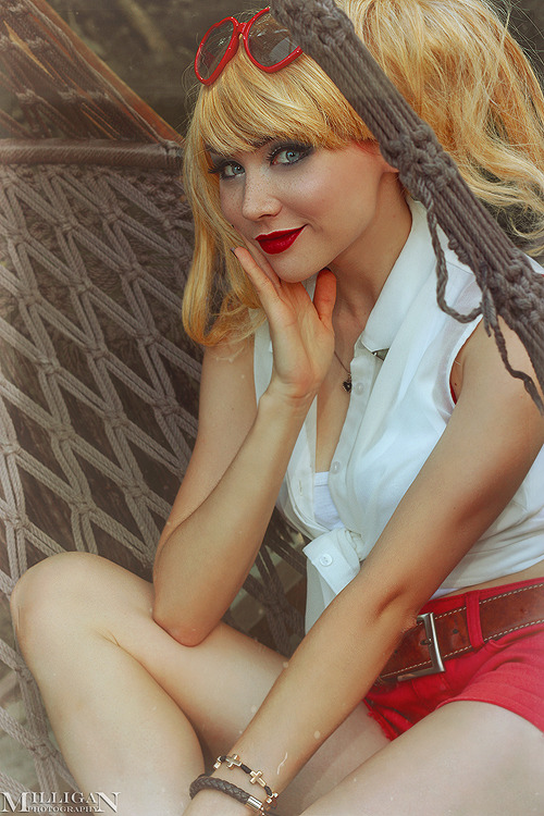 Harley’s Holiday Allexis as Harley photo by me we were having fun thanks to google search for the hiena! ))