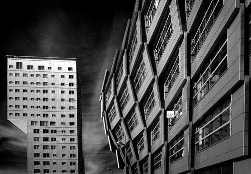 rene van zuuk, block 16, almere, the netherlands. and in the background housing by claus en kaan arc