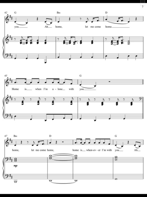 welovepianoforever: Home - Edward Sharpe ft. The Magnetic Zeros (Piano Sheet)