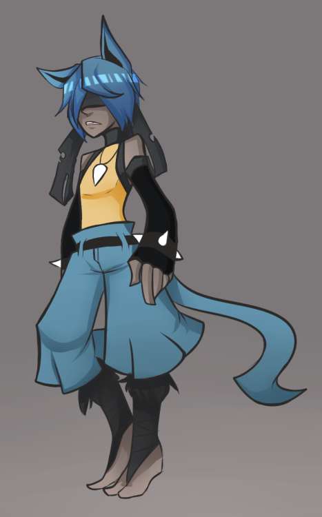 Cats and Dr Pepper — kurrito: worked on that lucario gijinka from...