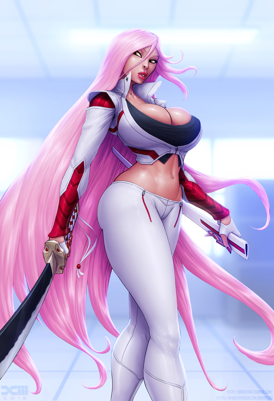 barretxiii: Latest addition to Barr’s Mares. Yuuko Sagiri, from Triage-X. Please