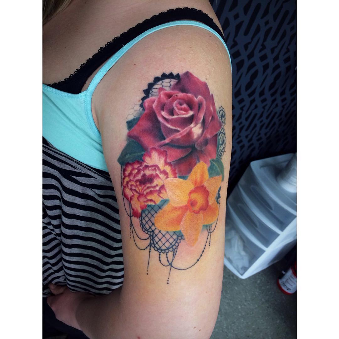 Update 71 daffodil and rose tattoo best  thtantai2