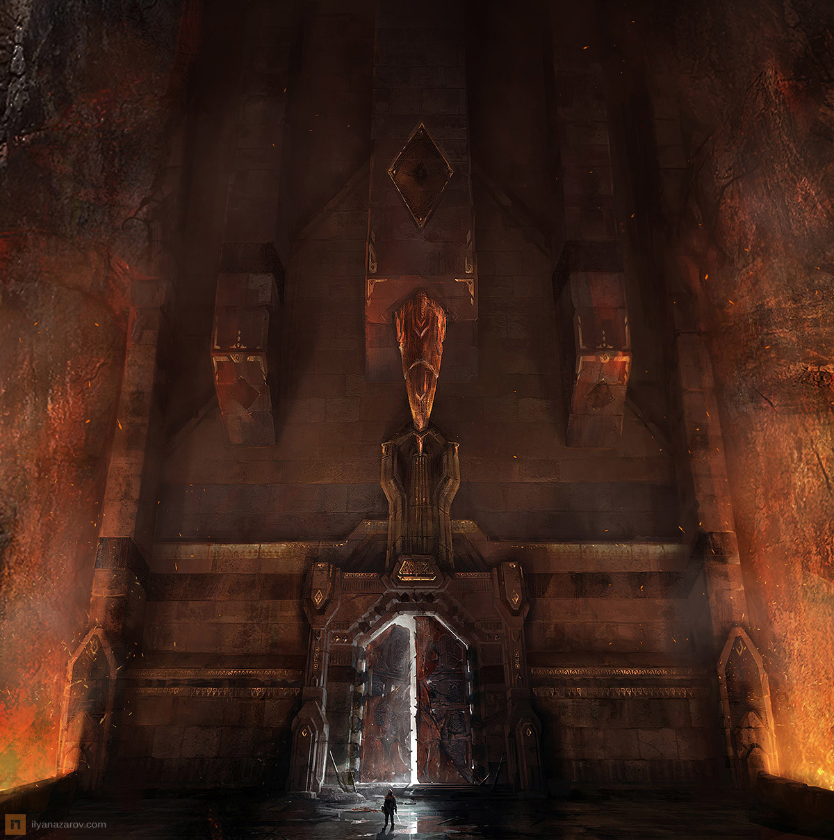 theamazingdigitalart: The amazing concept art of  Ilya Nazarov for Lord of the Rings: