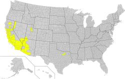 silencedrowns:  ryulongd:  thelandofmaps:  US counties with In N Out Burger  why salt lake city and city in texas that I will never be able to identify got in n out  A moment of double double silence for everybody in the grey zone. 