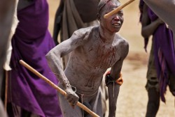   Ethiopia’s Omo Valley, By Olson And Farlow    The Men Brutally Battle In The