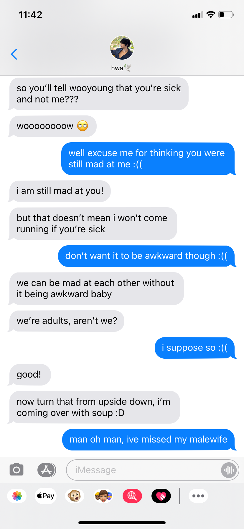 Boyfriend Texts W/ Park Seonghwa