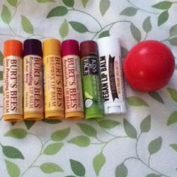 So much lip balm. It’s a miracle I never