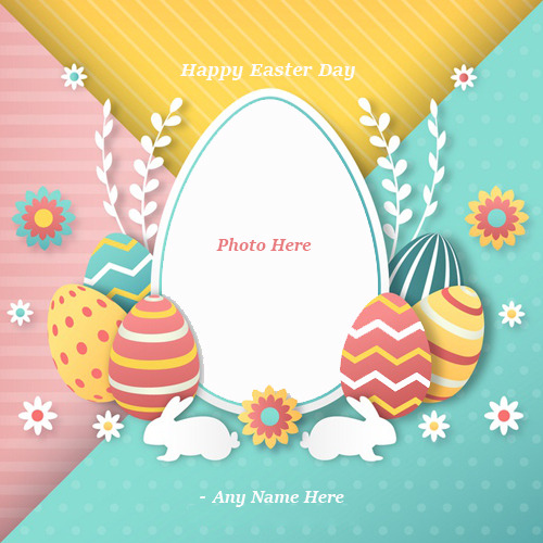 Happy Easter Day Wishes Photo With Name Happy Easter Day 2020 Images With Name And Photo