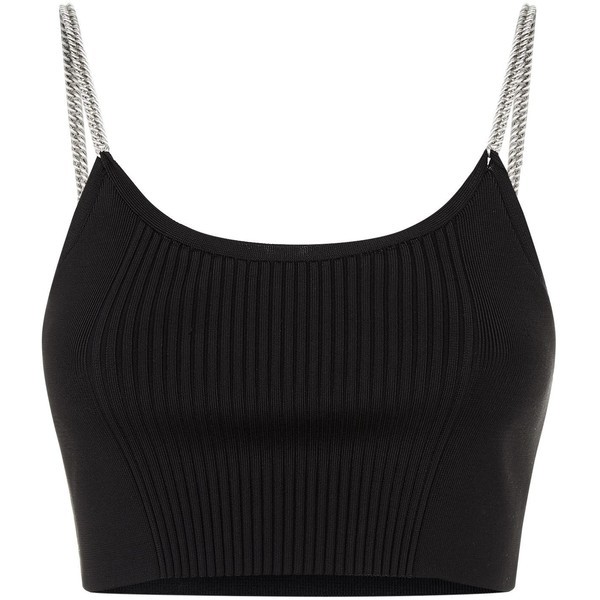 Alexander Wang Chain Strap Crop Top liked on Polyvore (see more sport tops)