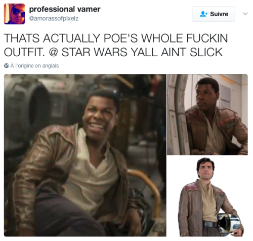 cerseidm:omg this guy is right!! Finn’s stealing all of his boyfriend’s clothes. Stormpi