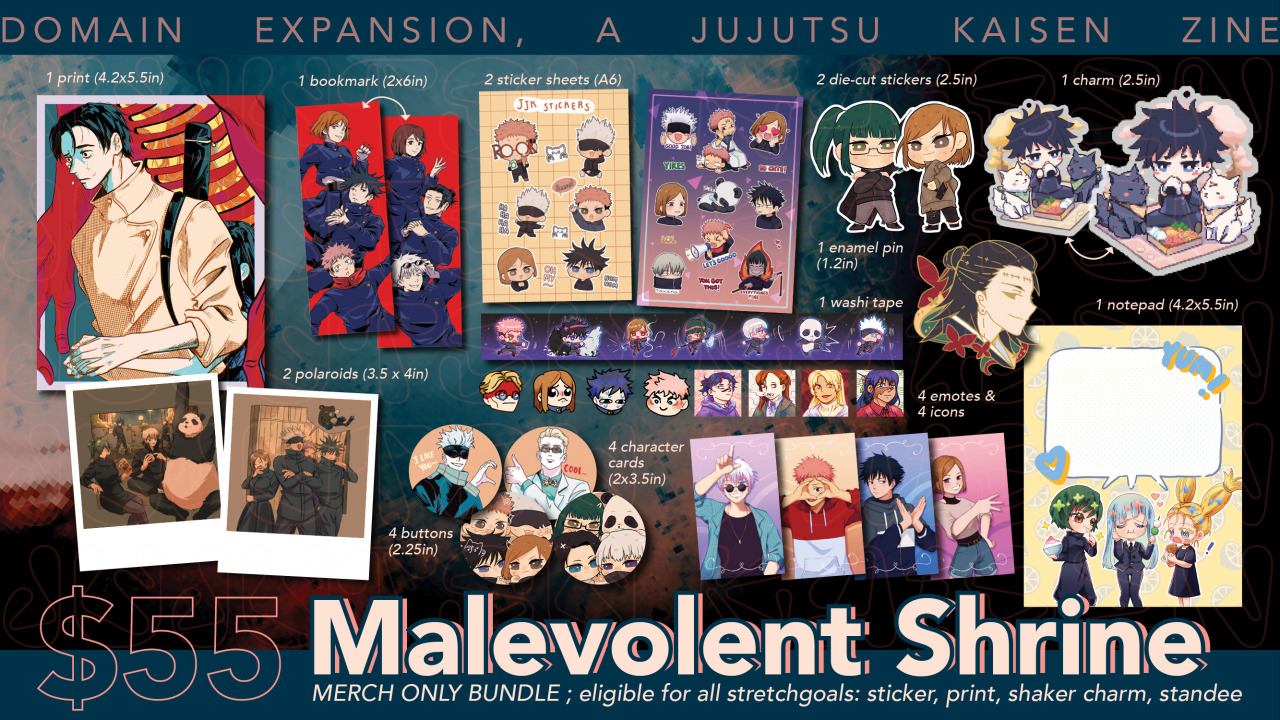 Domain Expansion: A Jujutsu Kaisen Zine! — ◠◡ ⫸ PRE-ORDERS OPEN