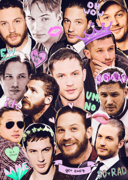 colllages:   requested: tom hardy    My bae