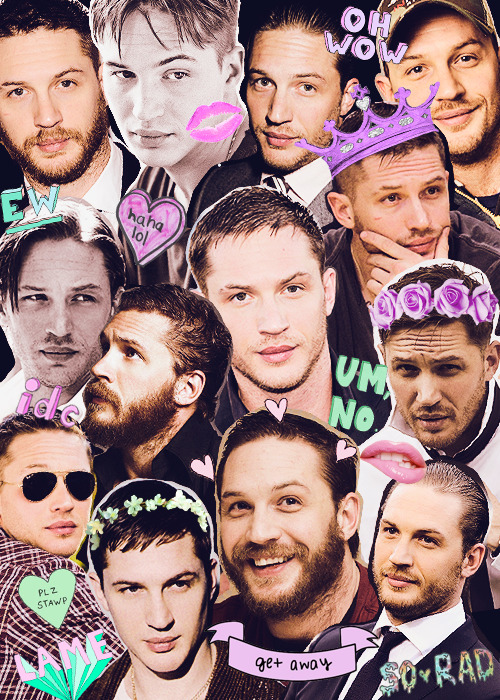 colllages:   requested: tom hardy    My bae