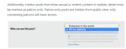 Somebody Was Asking Where It Said That On Patreon About The Nsfw Material Not Being