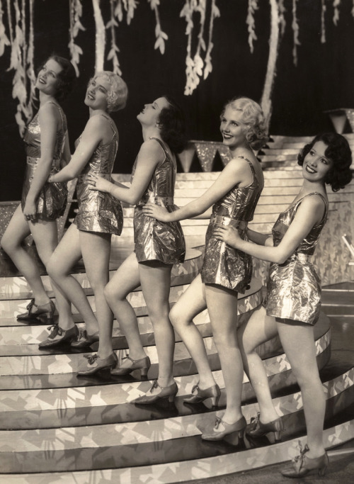 maudelynn:  A chorus line of dancers in Gold Diggers of 1933, by Bert Longworth 