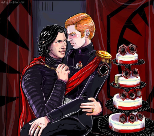 Kylux - The Newlyweds/ The Wedding CakeSnoke told them to make it look real, no matter how they felt