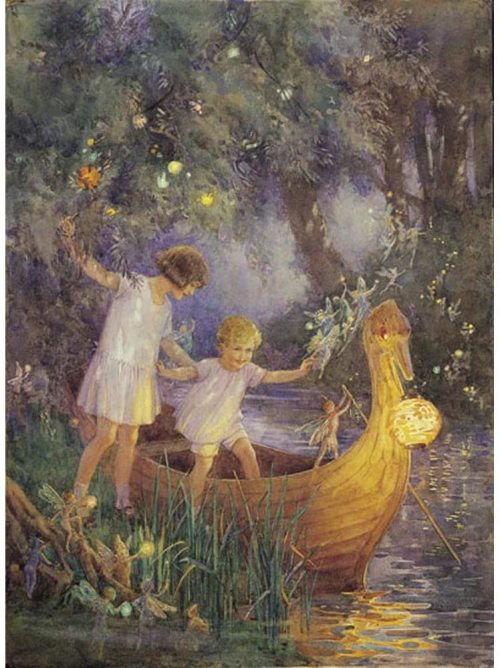 The Boat to Fairyland by Margaret Tarrant 