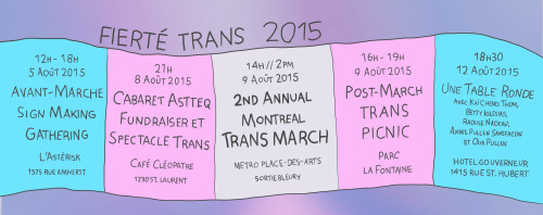 morgansea:I made this poster for Montreal’s Trans Pride events. It features 80 local trans/&or