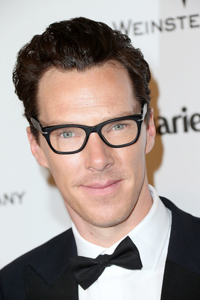 Theater Director Sophie Hunter and actor Benedict Cumberbatch attend the 2015 Weinstein Company and 