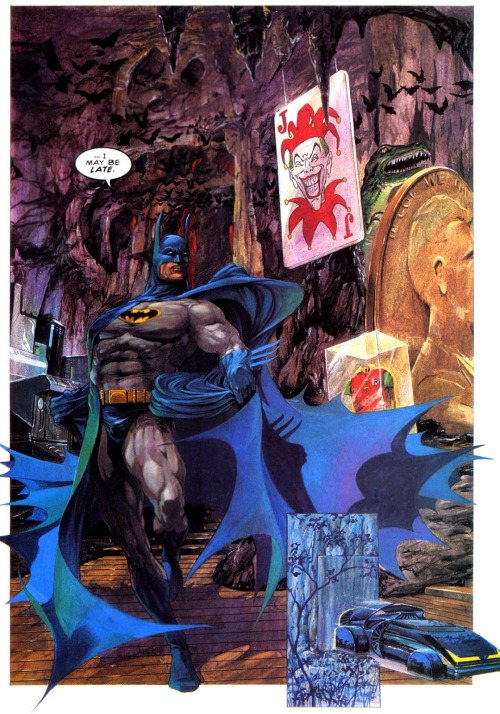 Page from Batman: Two-Face Strikes Twice #1. 1993. Art by Daerick Gross.