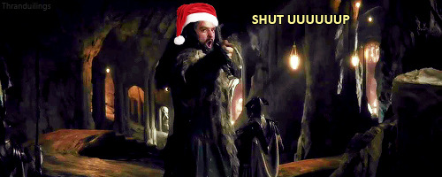 thranduilings:  Jingle bells jingle bells all the dwarves are dead ~ 