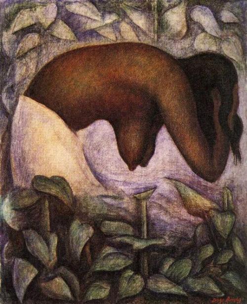 Bather of Tehuantepec by Diego Rivera, 1923.