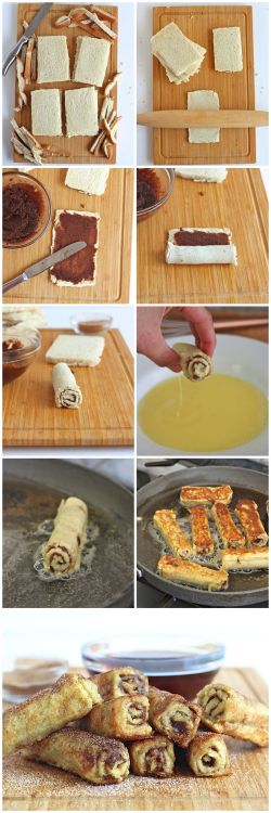 foodffs:  French Toast Roll Ups Really nice recipes. Every hour. Show me what you cooked! 