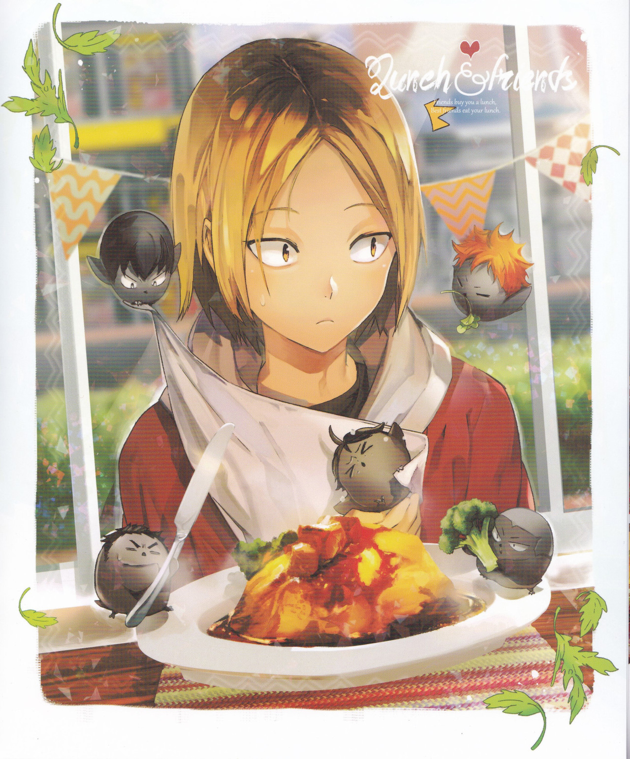 therealdanarchist:    Haikyuu!! Food Illustration Book