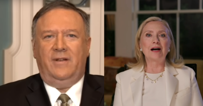 Mike Pompeo met Hillary Clinton en garde: «Nous avons les e-mails, nous les envoyons» Le secrétaire d'État Mike Pompeo a pris sa décision et a mis Hillary Clinton au courant de ce qu'il appelle un comportement inacceptable.
Pompeo a déclaré que le...