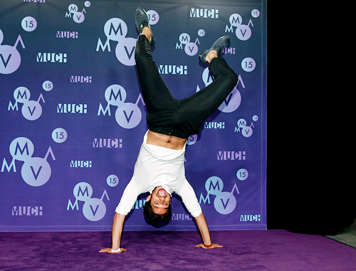 XXX celebritiesofcolor:  Tyler Posey poses backstage photo