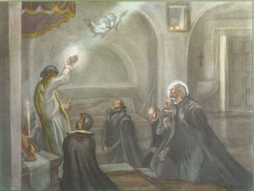 The Life of St. Ignatius Loyola. Plate 5. Ignatius and the first companions take vows at Montmatre 1