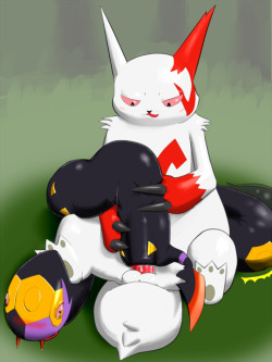 gotta-fuck-em-all-pokemon:http://touch.pixiv.net/member_illust.php?id=4118903  Mmnph o////o