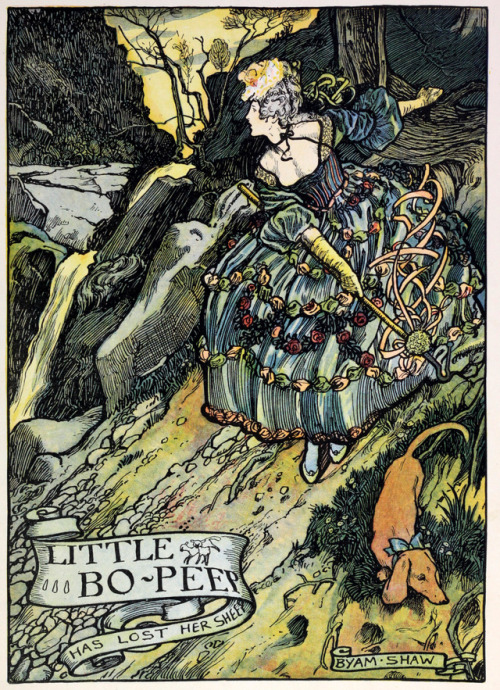 howdoyoulikethemeggrolls: michaelmoonsbookshop: Old King Cole’s Nursery Rhymes [1901] illustra