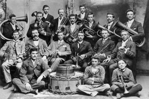 back-then:Warwick Methodist Band with their instruments.⁣c. 1920⁣⁣Source: State Library of Queenslan