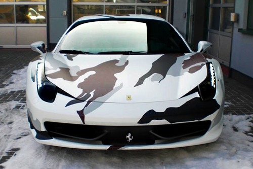 pureluxxury:  Camo Ferrari Source | More 