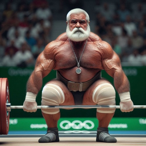 More Elderly Weightlifter