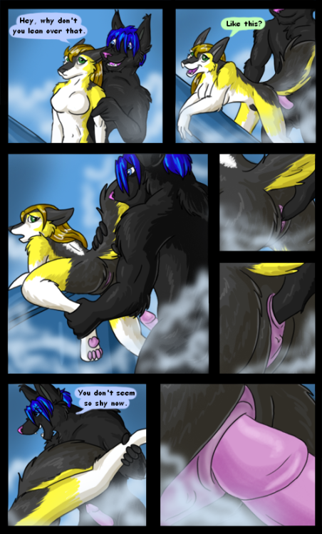 xcookiexdragoonx:  Comic: Shower TimeArtist: -Follow for more comics^w^