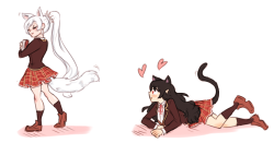 dashingicecream:  someone asked for more snowfox!weiss soooooo….