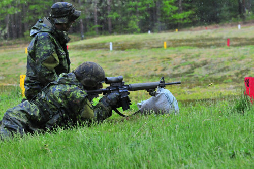 militaryarmament:  Soldiers with the Canadian Division Support Base Detachment Aldershot, during a w