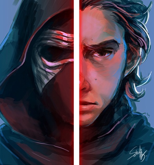 soleil7775: it’s been a long time…here is fast color doodle of Matt…..ah Kylo Re