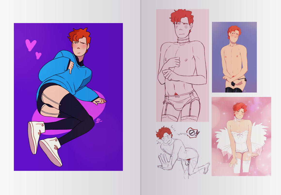 stickykale: here’s a sample of just SOME of the pages that are going to be in my