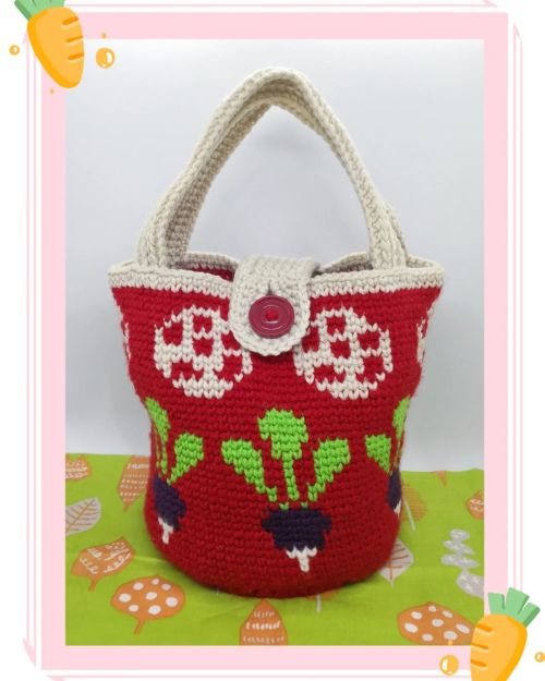 [Custom Order] Japanese Pattern Vege Bag! After nearly 5 months, it is done!This pattern uses the 