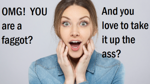Not only that, I love for cum to pour out my ass, all the way down my little faggy clit, then wiping
